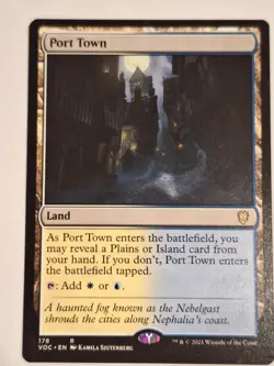 Port Town - Commander: Innistrad: Crimson Vow - Magic the Gathering MTG Nice! - Image 1