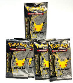 Pokemon Celebrations Booster 1 Pack 25th Anniversary Train On Factory Sealed - Image 1