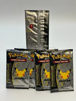 Pokemon Celebrations Booster 1 Pack 25th Anniversary Train On Factory Sealed - Image 3