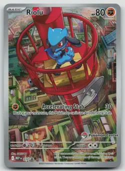 Riolu - 10 (Pokemon Center Exclusive) 010 ME: Mega Evolution Promo Holo - Image 1