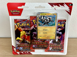 Pokemon Destined Rivals 3 Pack Blister (Zebstrika) - Image 2