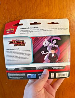 Pokemon TCG Scarlet & Violet Destined Rivals TCG Three-Booster Blister Zebstrika - Image 2