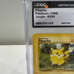1999 Pokemon TCG Jungle Pikachu 60/64 CGC 9 .5 MINT+ - Image 2