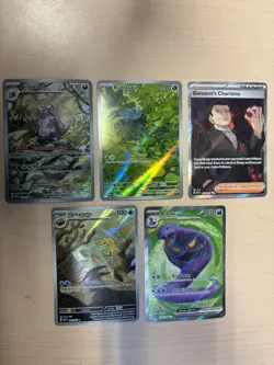 Pokemon Lot Of 5 151 SIR Bulbasaur / Nidoking 166 174 EX - Image 1