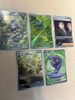 Pokemon Lot Of 5 151 SIR Bulbasaur / Nidoking 166 174 EX - Image 2