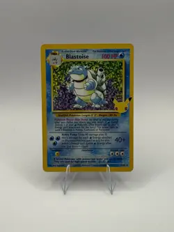 Pokemon TCG 25th Celebrations Blastoise Holo 2/102 NM Mint - Image 1