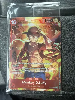 Monkey D. Luffy Treasure Booster ST10-006 One Piece Promo Card Foil Sealed - Image 1