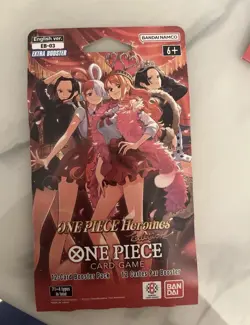 ONE PIECE Heroines EB-03 Lot x10 Sleeved Booster pack English - Image 2