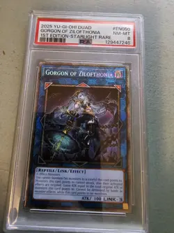 Yu-Gi-Oh Gorgon of Zilofthonia 1st Edition Starlight Rare Card DUAD-EN050 - Image 1