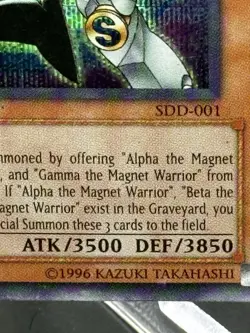 Valkyrion the Magna Warrior Secret Rare SDD-001 Limited Edition Yu-Gi-Oh Card - Image 2