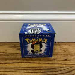 Pokemon POLIWHIRL 23K Gold Plated Trading Card 1999 Burger King Promo SEALED - Image 2