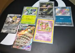 Pokemon card collection, Mint or Near Mint, 85 cards plus QR cards. Rare pulls! - Image 4