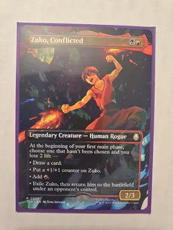 Zuko, Conflicted (Borderless) - Avatar - NM - Rare - Legendary Creature - MTG - Image 1