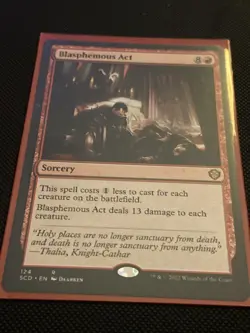 MTG Blasphemous Act Commander 2018 - Image 1