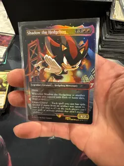Shadow the Hedgehog (Rainbow Foil) 2086 MTG Foil Secret Lair Drop Series - Image 1