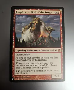 Magic the Gathering #135 Purphoros, God of the Forge - Image 1