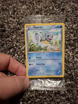 Pokemon Build-A-Bear Workshop Stamped Promo Squirtle 14/101 Sealed - Image 1