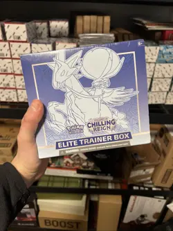 Pokemon TCG Sword & Shield Chilling Reign ETB Elite Trainer Box FACTORY SEALED 820650809712 - Image 1