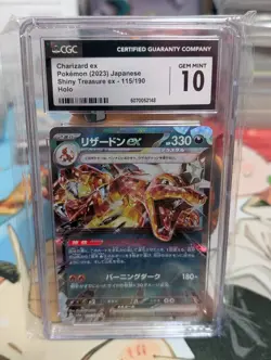 Pokemon TCG Charizard EX 115/190 Japanese CGC 10 - Image 1