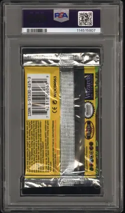 PSA 8 NM-MT 1999 POKEMON JUNGLE UNLIMITED FLAREON ART SEALED BOOSTER PACK - Image 2