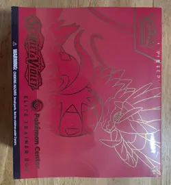 Scarlet & Violet Base Set Pokemon Center Elite Trainer Box ( Tear on top of box) - Image 1