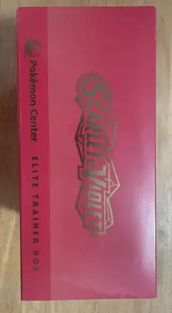 Scarlet & Violet Base Set Pokemon Center Elite Trainer Box ( Tear on top of box) - Image 3