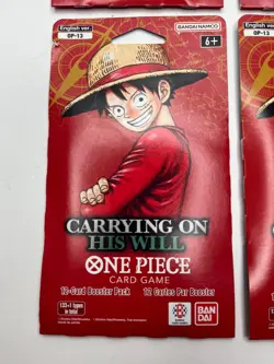 One Piece OP-13 Sleeved Booster Packs x 6. Factory Sealed.🔥🔥🔥🔥 - Image 2