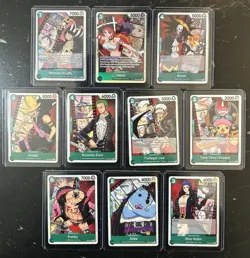 ONE PIECE TCG - English - Crew Collection SET from OP02 - FILM RED - Anime Card - Image 1