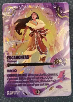 Disney Lorcana - Pocahontas - Peacekeeper - Winterspell - ICONIC - 241/204 - Image 1