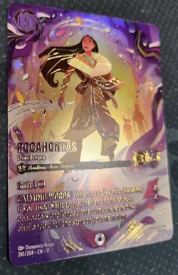 Disney Lorcana - Pocahontas - Peacekeeper - Winterspell - ICONIC - 241/204 - Image 2