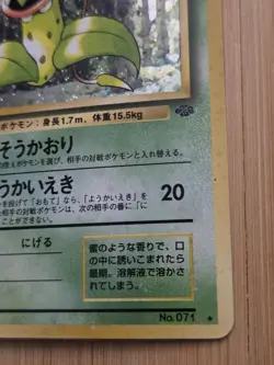 Victreebel Holo Jungle 1997 No. 071 WOTC Pokemon Card Japanese LP - Image 5