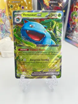 Pokemon TCG 151 Venusaur ex 3/165 Double Rare English Pokemon TCG Cards - Image 1