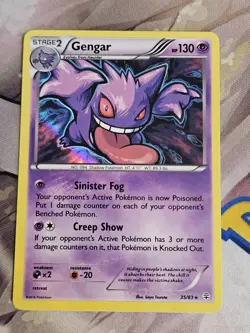 Gengar 35/83 Holo XY Generations 2016 Pokemon Card LP-NM - Image 2