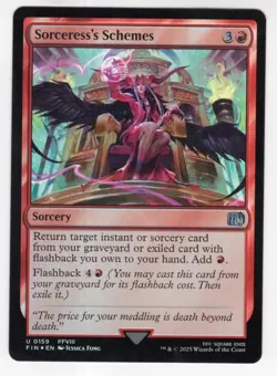 MTG Final Fantasy Foil Uncommon #0159 Sorceress's Schemes - Image 1