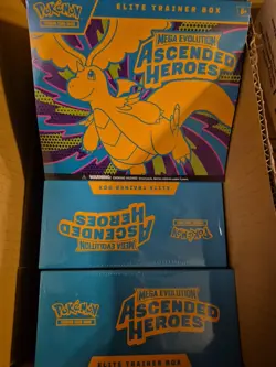 BRAND NEW! Pokemon Mega Evolution Ascended Heroes Elite Trainer Box ETB - Image 1