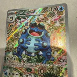 Pokemon TCG Seismitoad Sv: Black Bolt Holo Illustration Rare 105/086 NM - Image 2