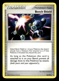 Bench Shield 83/99 Uncommon Arceus Pokemon LP - Image 1
