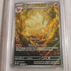 2023 Pokemon OBF En Ninetales Illustration Rare #199 PSA 8 NM-MT - Image 2
