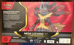 Pokemon MEGA LUCARIO EX FIGURE COLLECTION NEW SEALED CASE OF 6 - Image 2