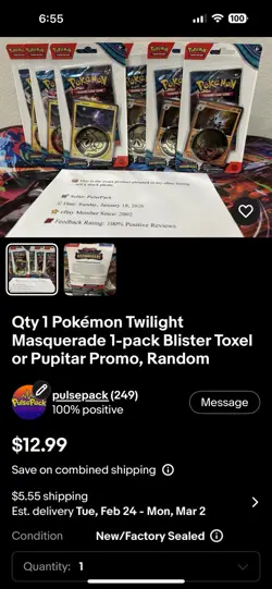 Pokemon TCG Bulk Lot - Mini Tin Display, Blister Packs & Booster Bundles, New￼ - Image 2