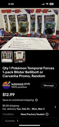 Pokemon TCG Bulk Lot - Mini Tin Display, Blister Packs & Booster Bundles, New￼ - Image 3