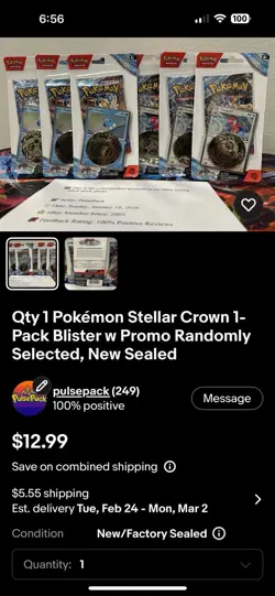 Pokemon TCG Bulk Lot - Mini Tin Display, Blister Packs & Booster Bundles, New￼ - Image 4