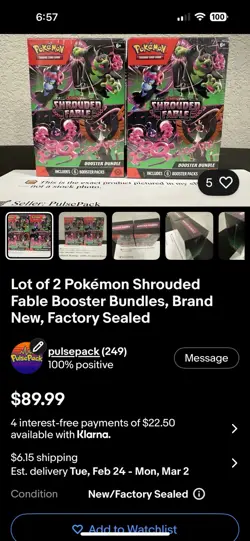 Pokemon TCG Bulk Lot - Mini Tin Display, Blister Packs & Booster Bundles, New￼ - Image 5