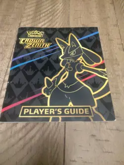 Pokemon Crown Zenith Player’s Guide Booklet From Elite Trainer Box - Image 1