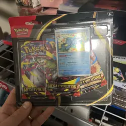 (2) Pokemon TCG: Mega Evolution Three-Booster Blister – Golduck Promo LOT of 2 - Image 2