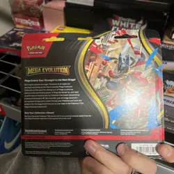 (2) Pokemon TCG: Mega Evolution Three-Booster Blister – Golduck Promo LOT of 2 - Image 3