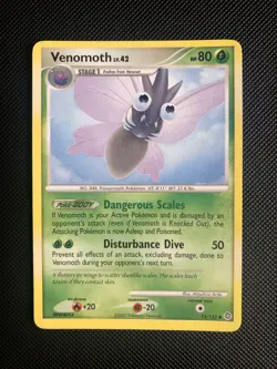 Pokemon TCG Venomoth Secret Wonders 73/132 Regular Uncommon LP/NM - Image 1