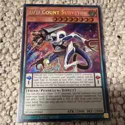 Yu-Gi-Oh! Konami D/D Count Surveyor Pendulum/Effect Secret Rare 1st BLMM-EN041 - Image 1