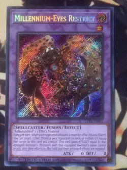 Yugioh: Millennium-Eyes Restrict - LDS1-EN051 - Secret Rare - Limited Edition NM - Image 1