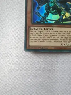 Bystial Druisworm DABL-EN008 Super Rare 1st Edition VLP Yugioh - Image 4